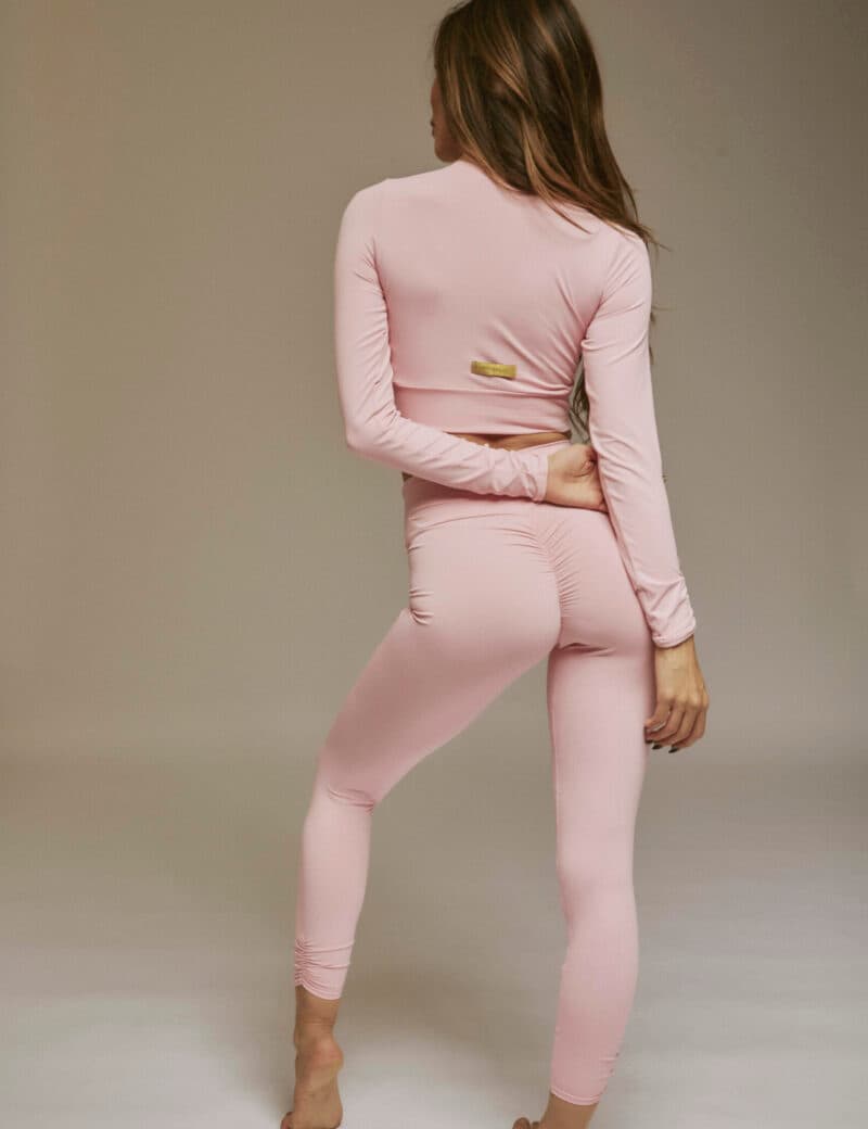 Legging pink balerina fru-fru Yoga