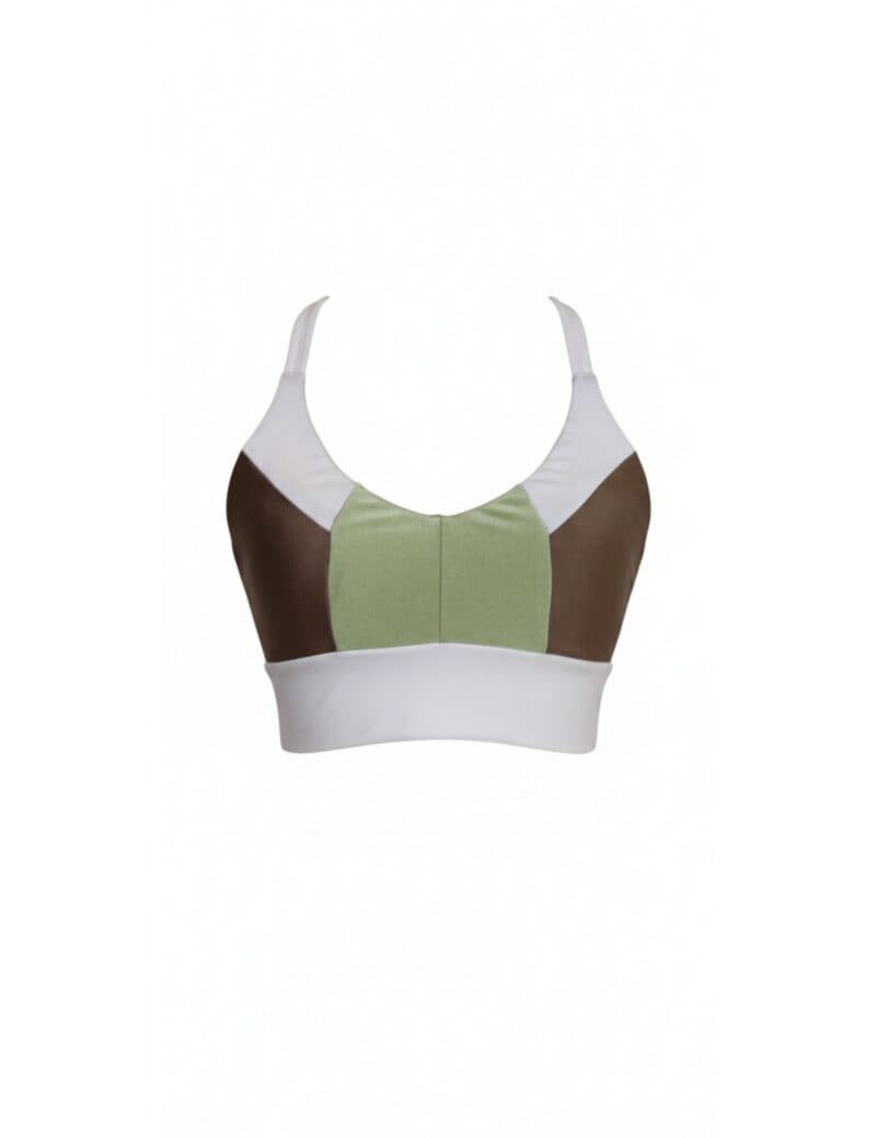 Top Orio bronze and green shine yoga