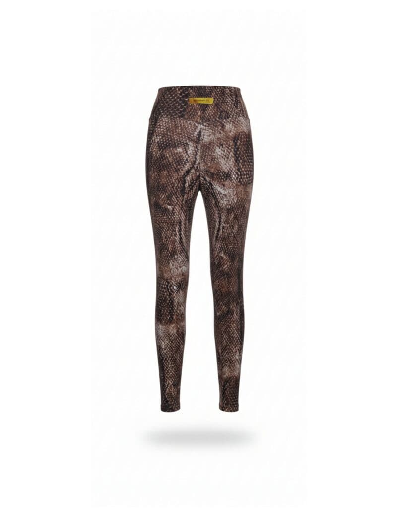 Legging dark snake animal print