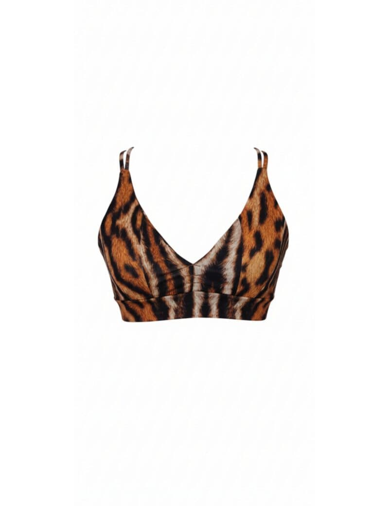 Top Ambar Leopard animal print