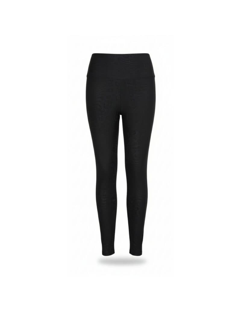 Black leopard legging