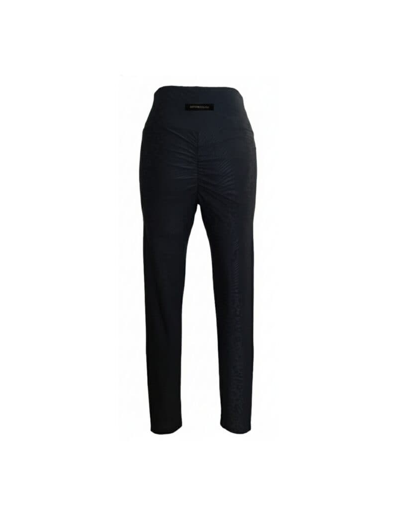 Black leopard legging