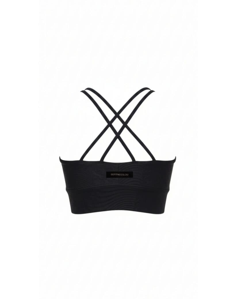 Orio black leopard top