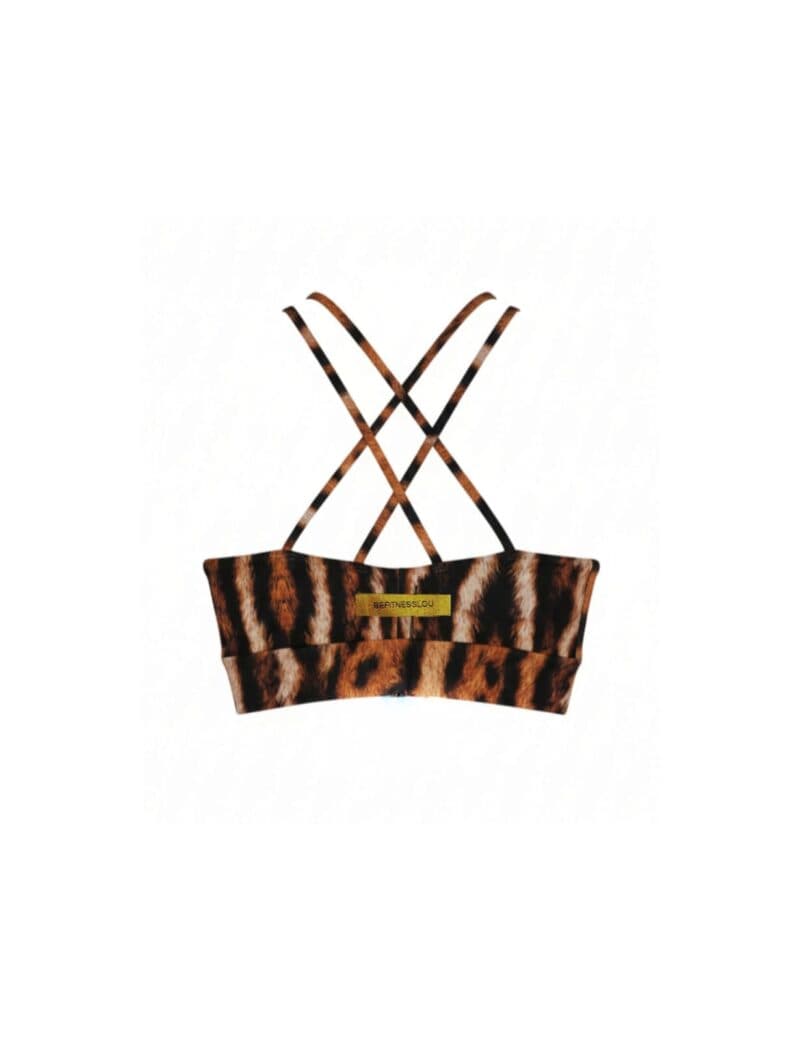 Top Ambar Leopard animal print